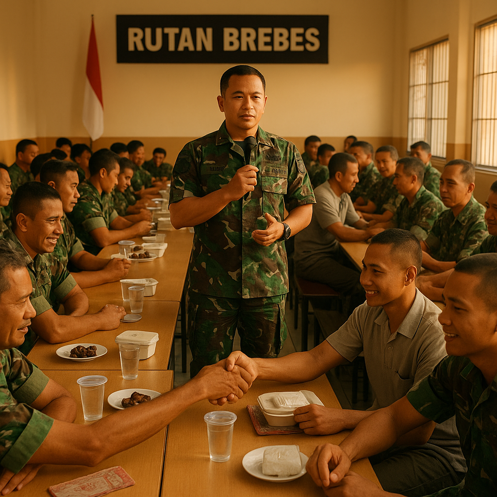 Buka Bersama Prajurit TNI dan Warga Binaan di Rutan, Cerita Kehangatan di Bulan Suci