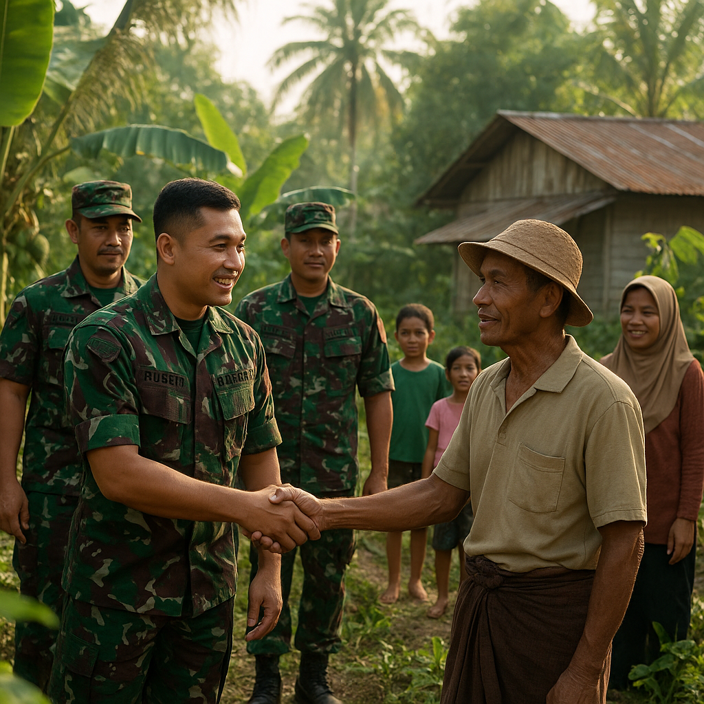 Sapa dan Dengarkan Warga Totitra, Kedekatan Ala Danramil Tomu