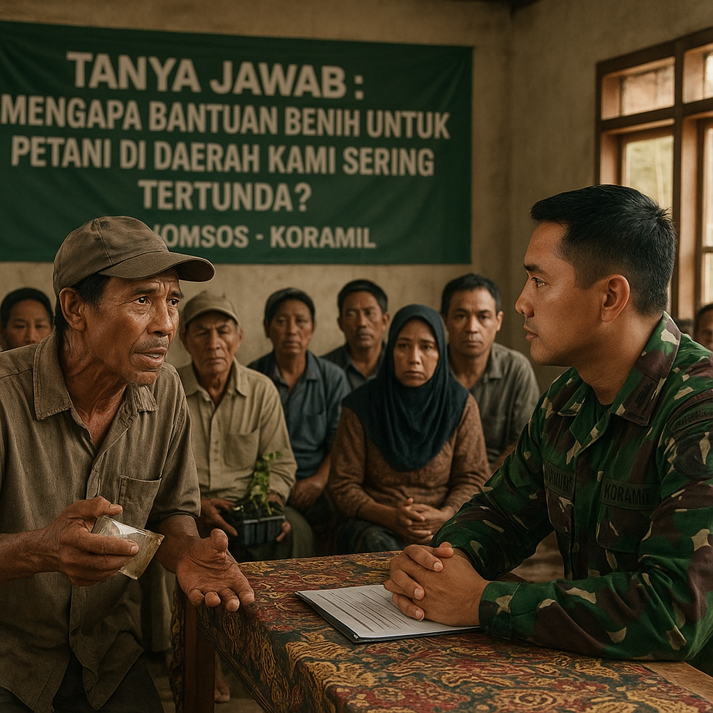 Tanya Jawab: Mengapa Bantuan Benih untuk Petani di Daerah Kami Sering Tertunda?