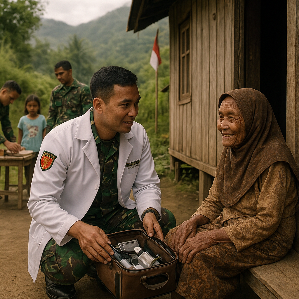 PASTOOR: Dokter TNI Menjemput Pasien Sampai ke Rumah