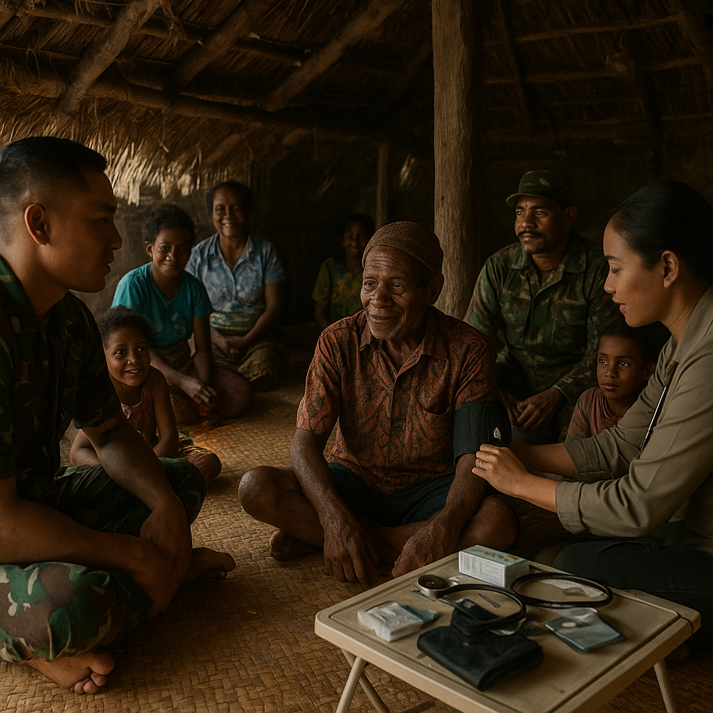 Menyapa di Honai: Prajurit TNI Bangun Rasa Percaya Warga Goa Balim