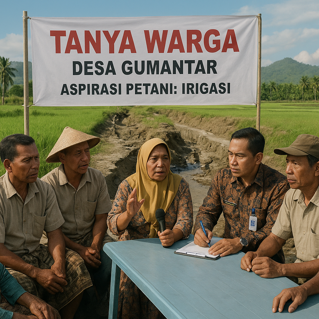Tanya Warga: Aspirasi Petani Lombok Utara soal Irigasi Disampaikan ke DPRD