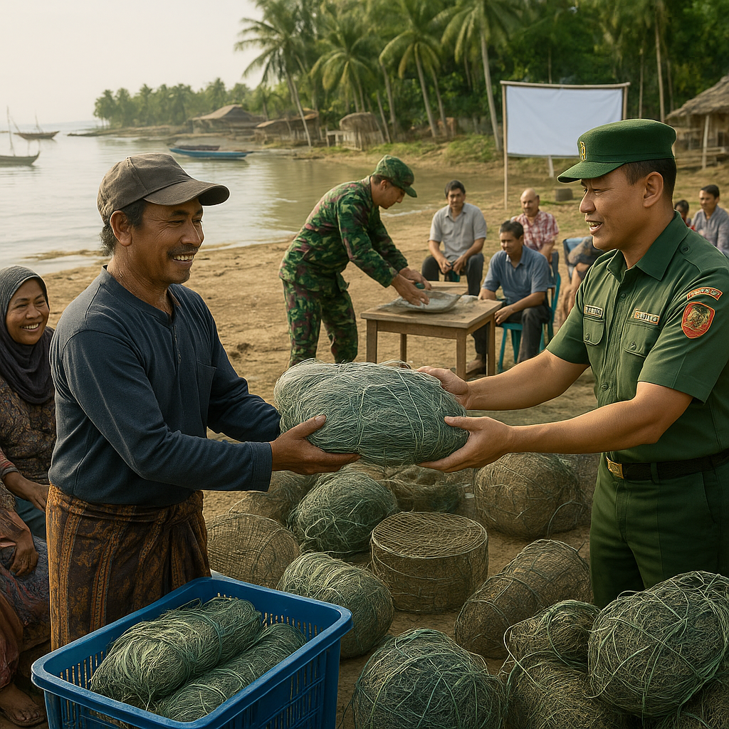 Tanya Warga: Warga Desa Tiga Pulau Minta Bantuan Alat Tangkap Ikan, Kodim Tanjungpinang Siap Salurkan