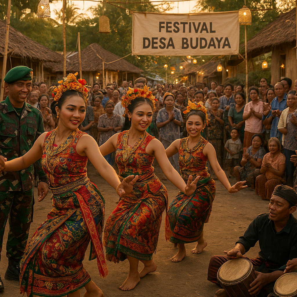 Festival Desa Budaya di Lombok Didukung TNI, Angkat Kembali Kearifan Lokal yang Terlupakan