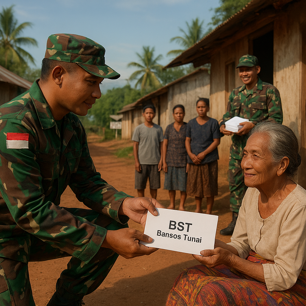 Bansos Tunai Cair Hari Ini untuk 200 KK di Desa Terpencil NTT, Prajurit TNI Antar Door-to-Door
