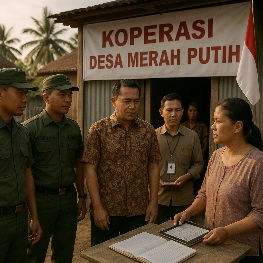 Pemerintah dan TNI Serius Pantau 15.000 Kopdes Merah Putih untuk Warga Desa