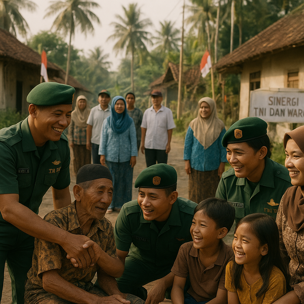 Sinergi TNI dan Warga: Patroli Humanis Kodim 0719/Jepara di Kalipucang Wetan