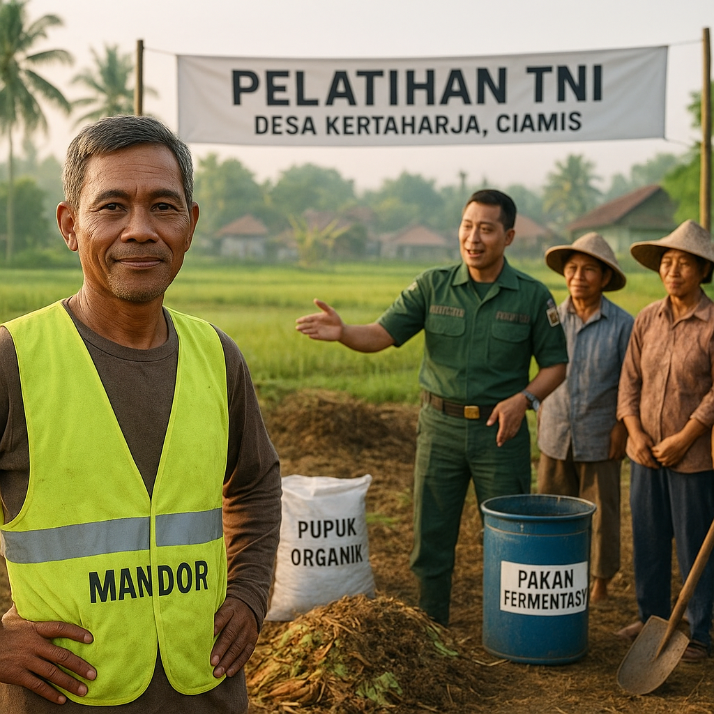 Kisah Pak Supardi: Dari Petani Miskin Jadi Mandor Berkat Pelatihan TNI