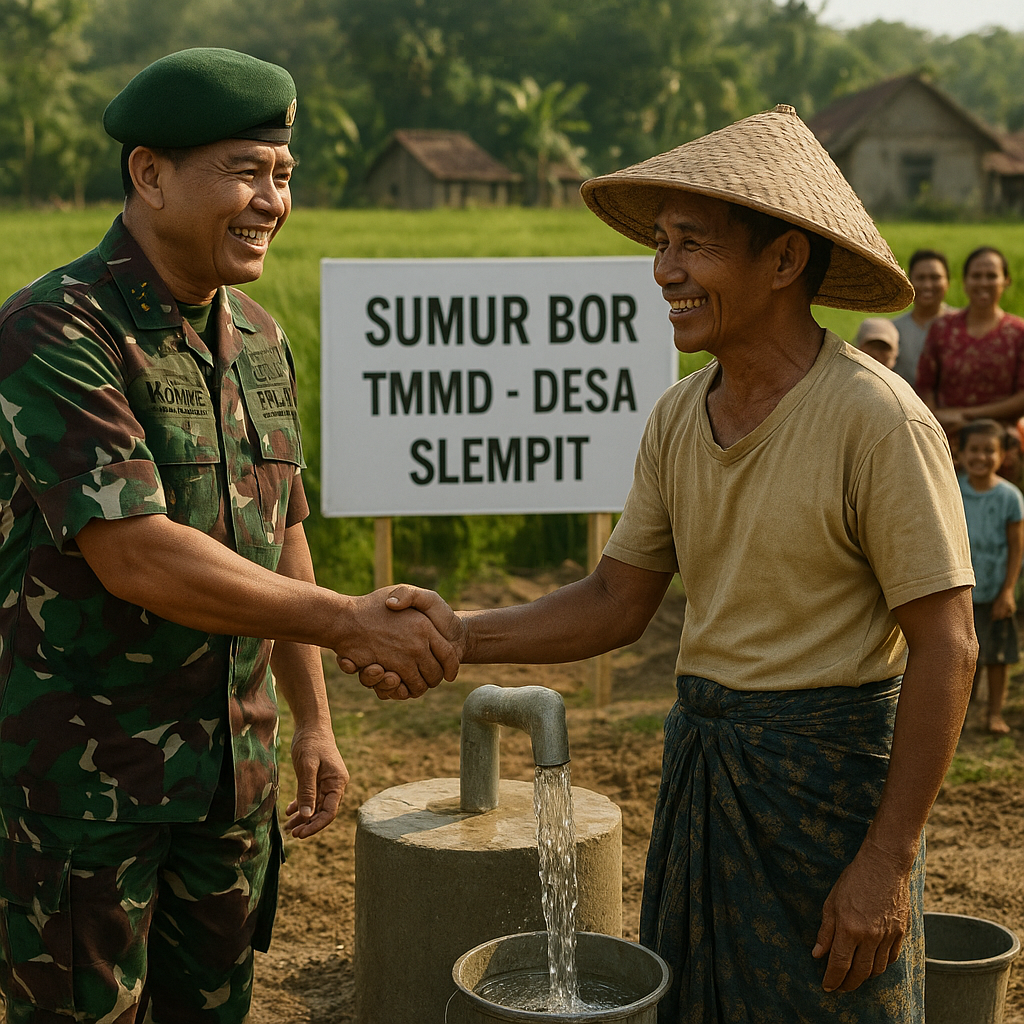 Brigjen TNI Kohir Menyapa Jalan Masa Depan Petani Slempit