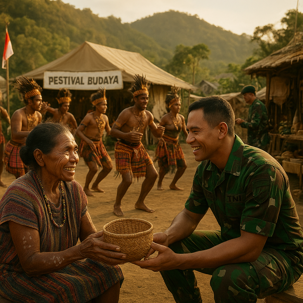 Kilas Pelosok: Festival Budaya Suku Terasing Diapresiasi, TNI Jadi Tuan Rumah yang Ramah