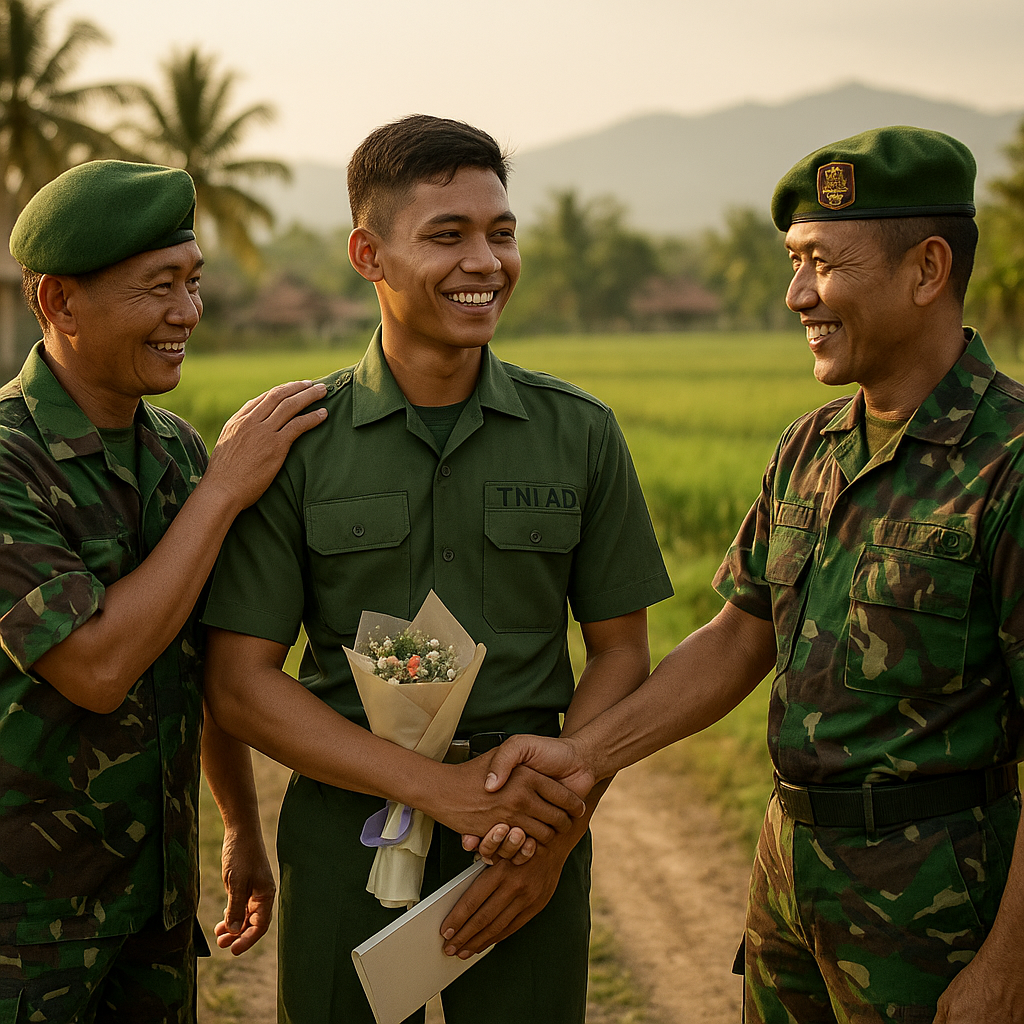 Kisah Pemuda Pelosok yang Diterima Bintara, Jadi Inspirasi Desa