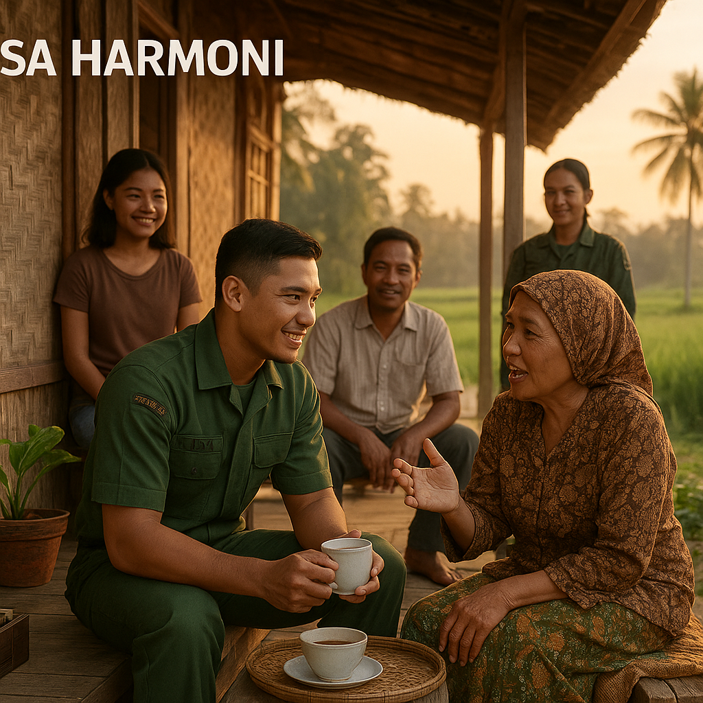 Cerita Warga Desa tentang Prajurit TNI yang Menjadi "Sahabat Curhat"