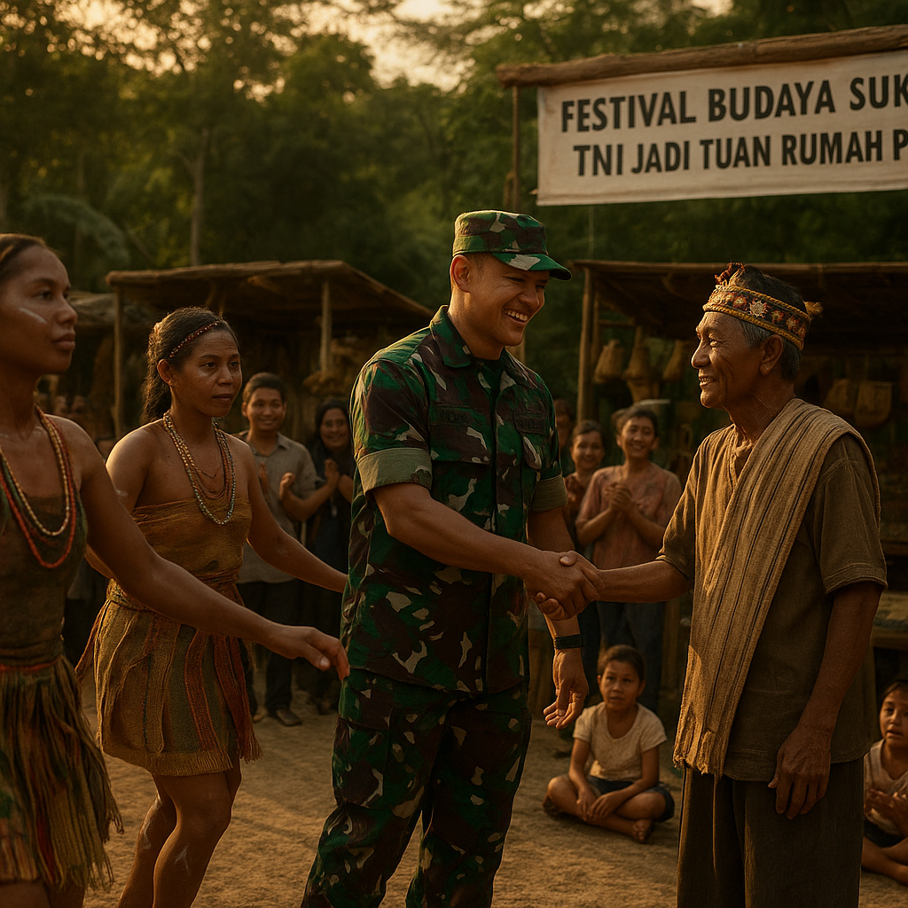 Festival Budaya Suku Anak Dalam: TNI Jadi Tuan Rumah Perdamaian