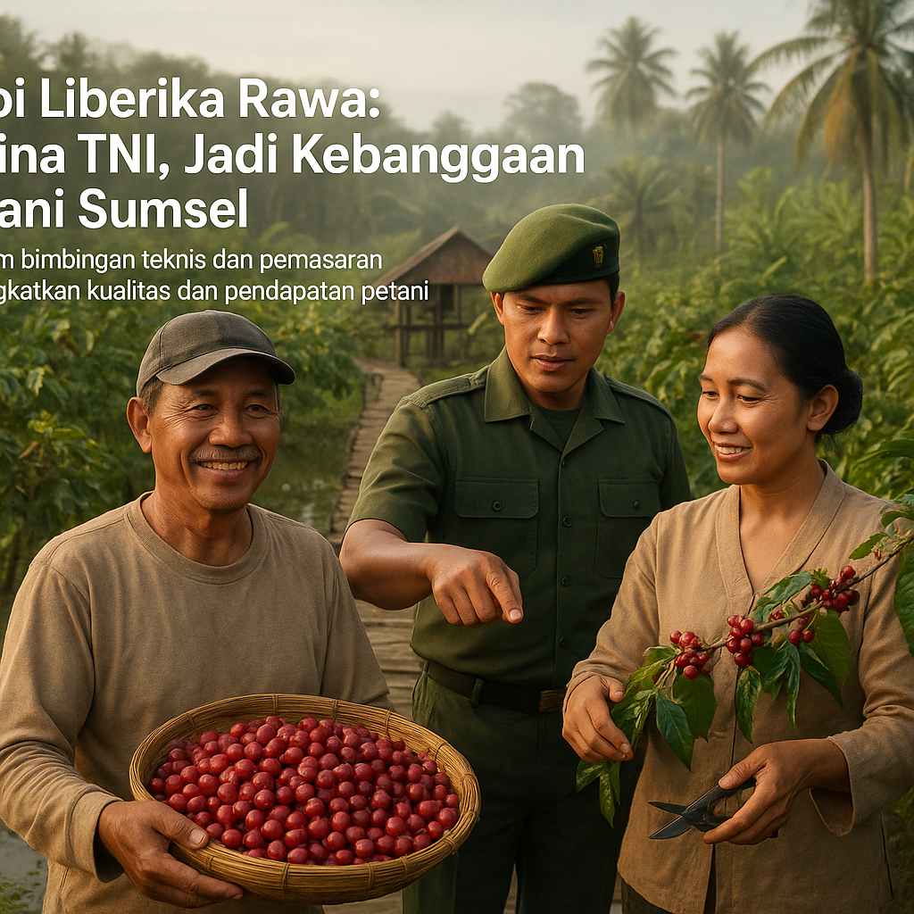 Kopi Liberika Rawa: Dibina TNI, Jadi Kebanggaan Petani Sumsel