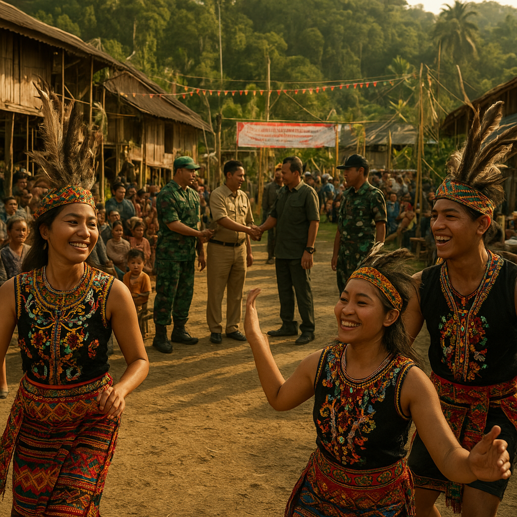 Kilas Pelosok: Festival Budaya Meriahkan Hari Jadi Desa di Pedalaman Kalimantan Barat