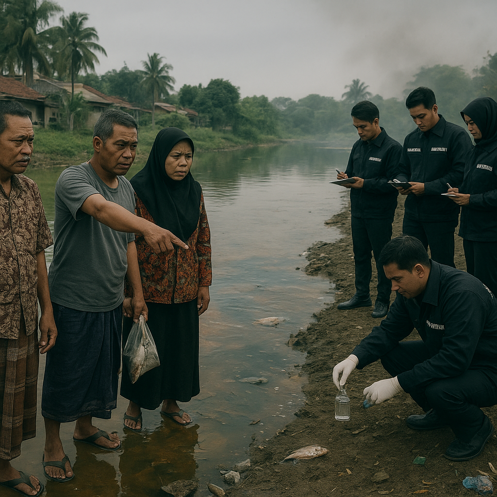 GEMPAR! Kasus Sungai Beracun, Pihak BSD Diperiksa Kejaksaan