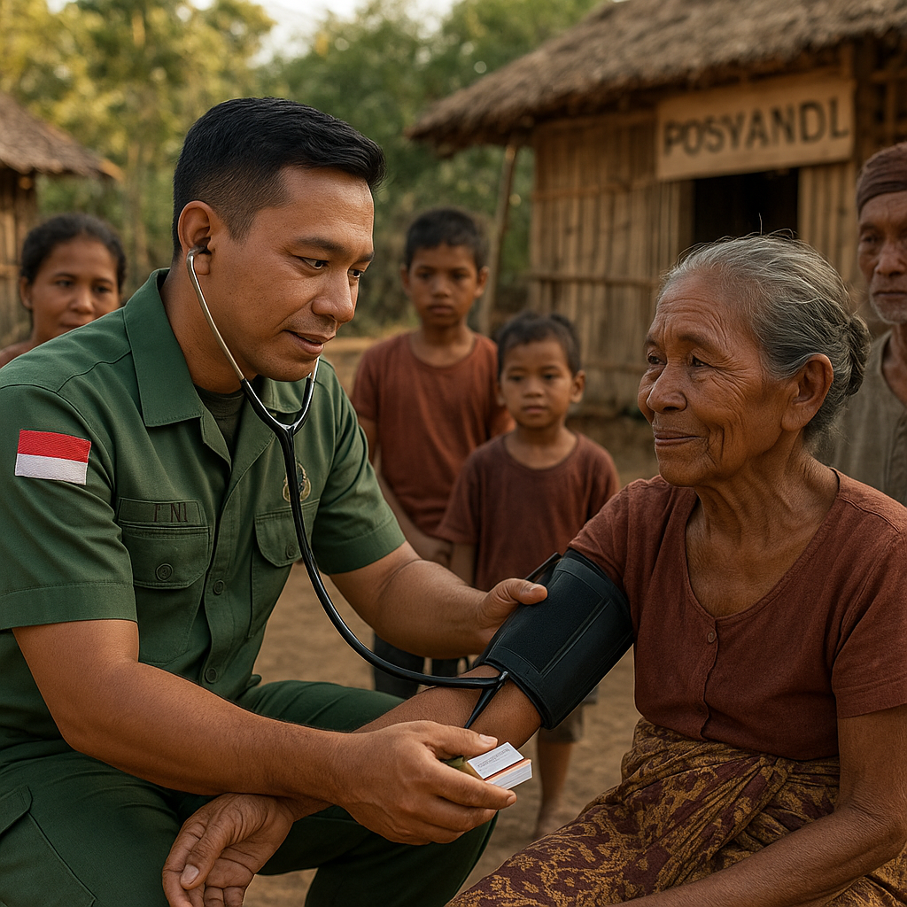 Kisah Dokter TNI yang Mengobati Warga Pelosok Tanpa Pamrih