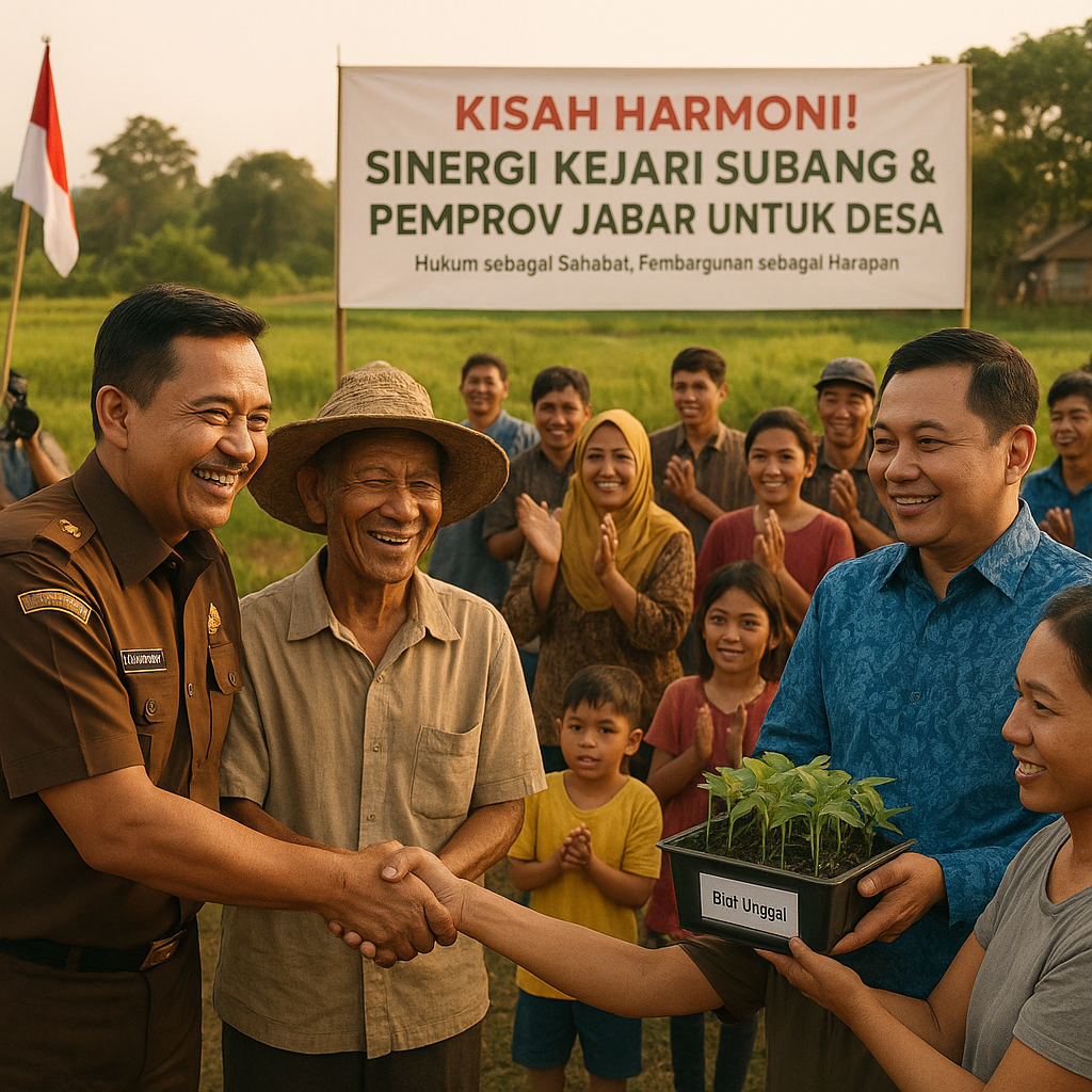 Kisah Harmoni! Sinergi Indah Kejari Subang dan Pemprov Jabar untuk Desa