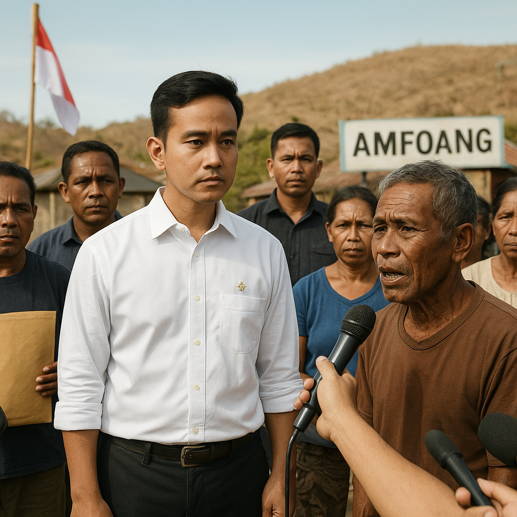Wapres Gibran Turun Langsung ke Amfoang, Dengarkan 8 Keluhan Warga Perbatasan NTT