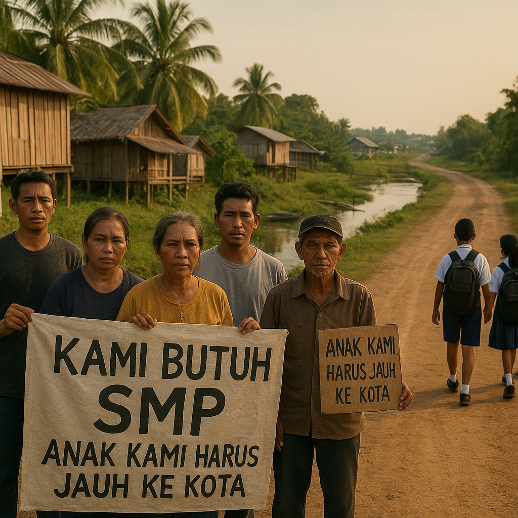 Aspirasi Warga Perbatasan: 'Kami Butuh Sekolah SMP, Anak Kami Harus Jauh ke Kota'
