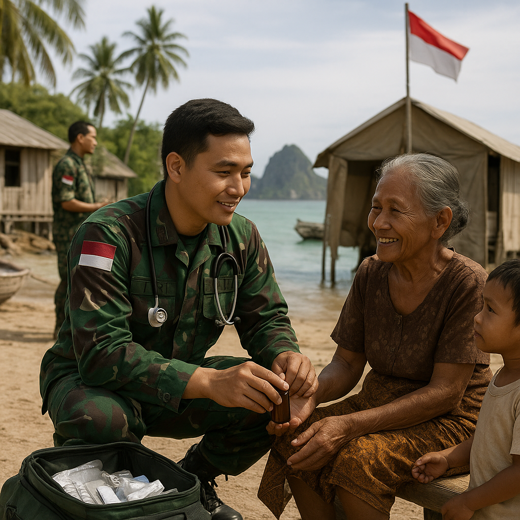 Cerita Dokter TNI yang Jadi 'Dokter Keliling' di Pulau-pulau Kecil Natuna