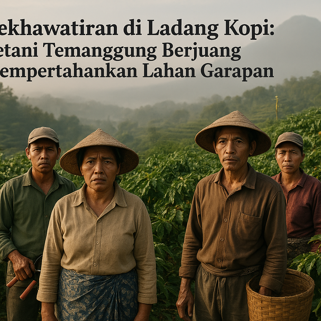 Kekhawatiran di Ladang Kopi: Petani Temanggung Berjuang Mempertahankan Lahan Garapan