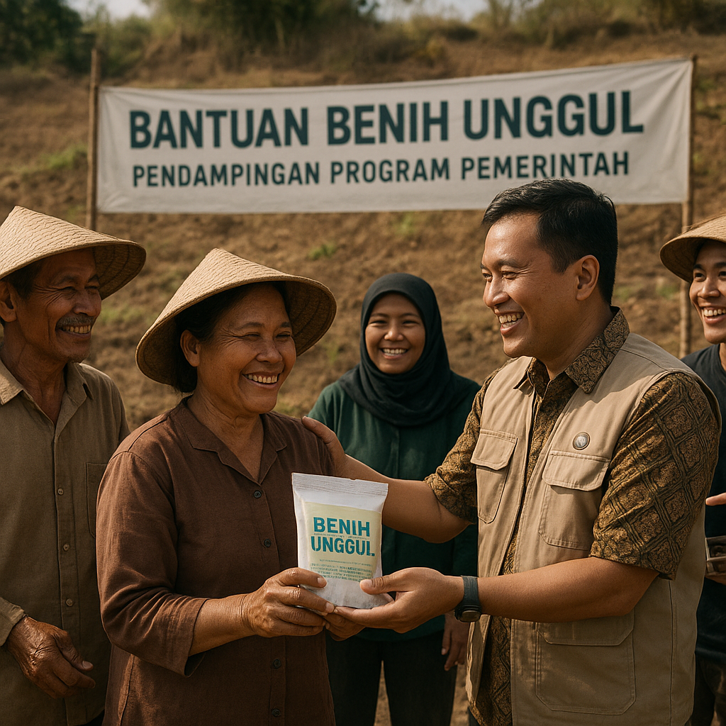 Bantuan Benih Unggul untuk Petani di Lahan Marginal