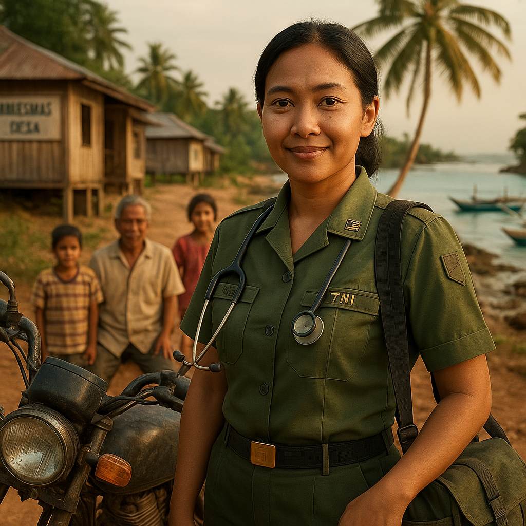 Kisah Dokter TNI yang Rela Tinggal di Pulau Terpencil Maluku Tenggara