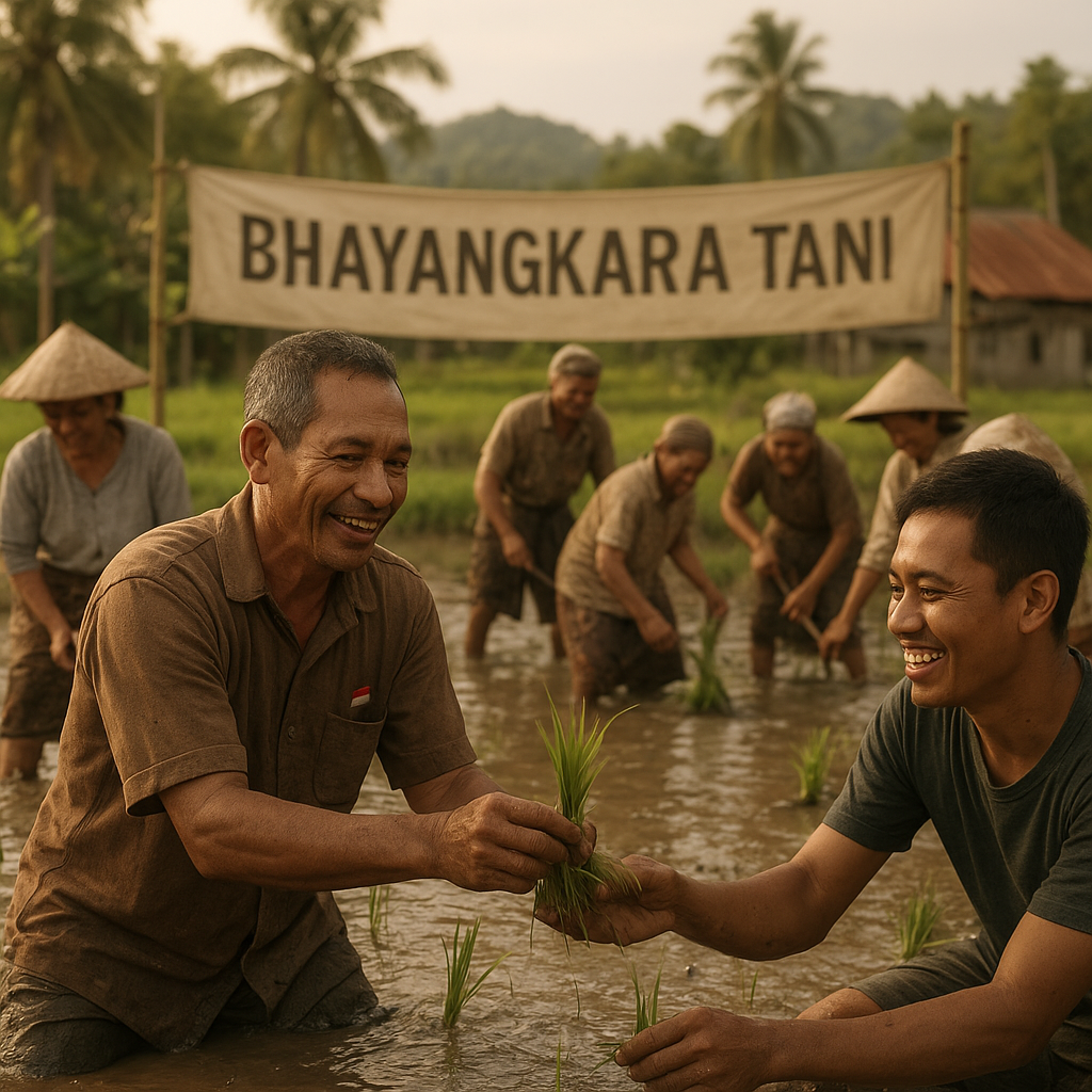Dari Medan Perang ke Sawah: Mantan Prajurit Bantu Warga Garap Lahan Tidur