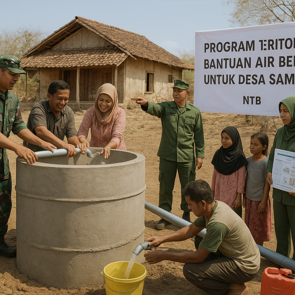 Program Teritorial: Bantuan Air Bersih untuk Desa yang Kering di NTB