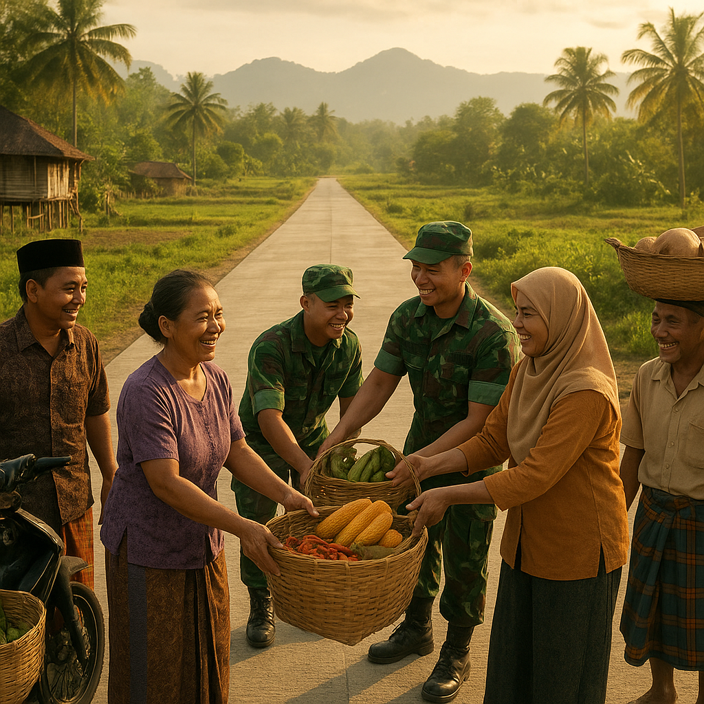 Dari Pelosok Aceh: Cerita Warga yang Kini Bisa Jual Hasil Kebun via Jalan Baru Dibangun TNI