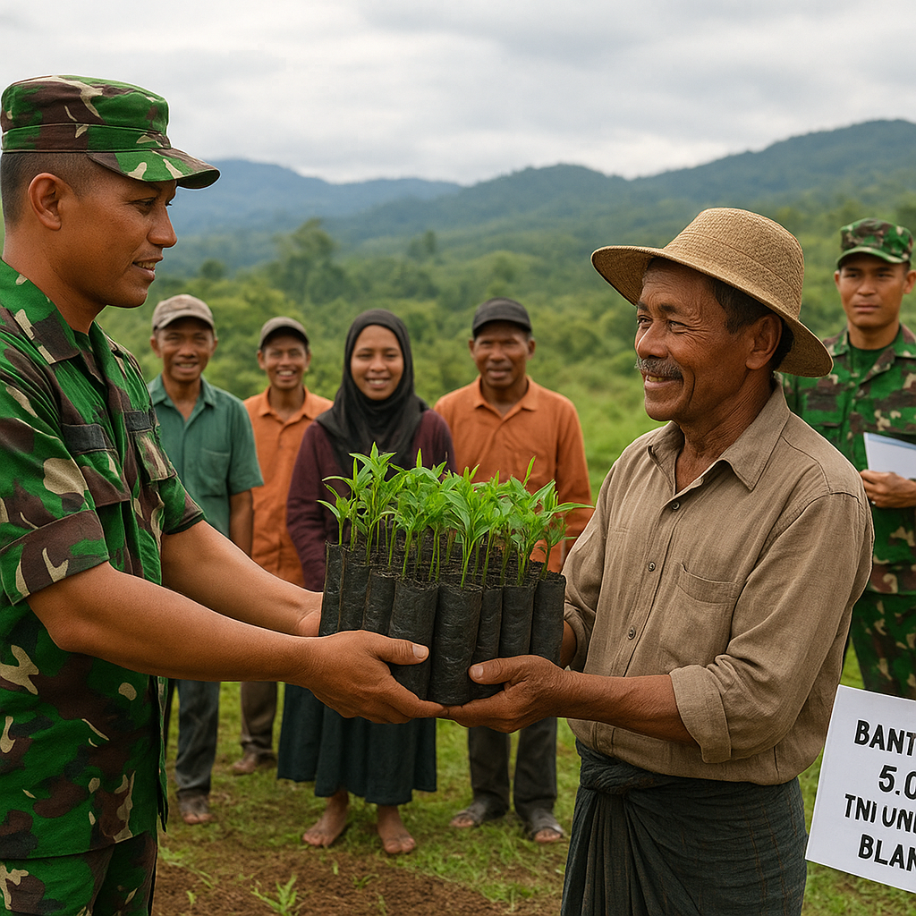 Bantuan Bibit Cengkeh dari TNI untuk Petani di Gayo Lues, Harapan Baru di Lahan Tadah Hujan