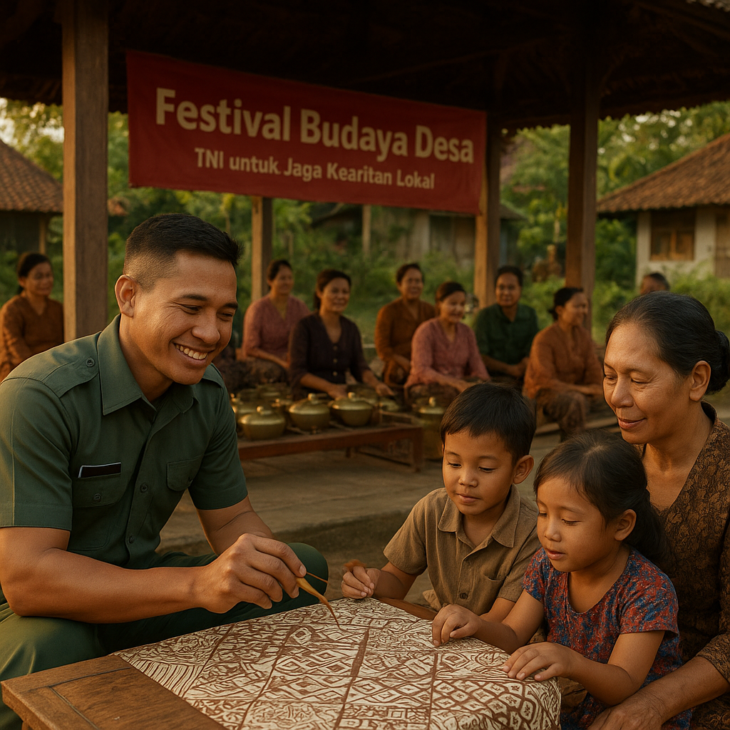 Festival Budaya Desa Diperkenalkan TNI untuk Jaga Kearifan Lokal
