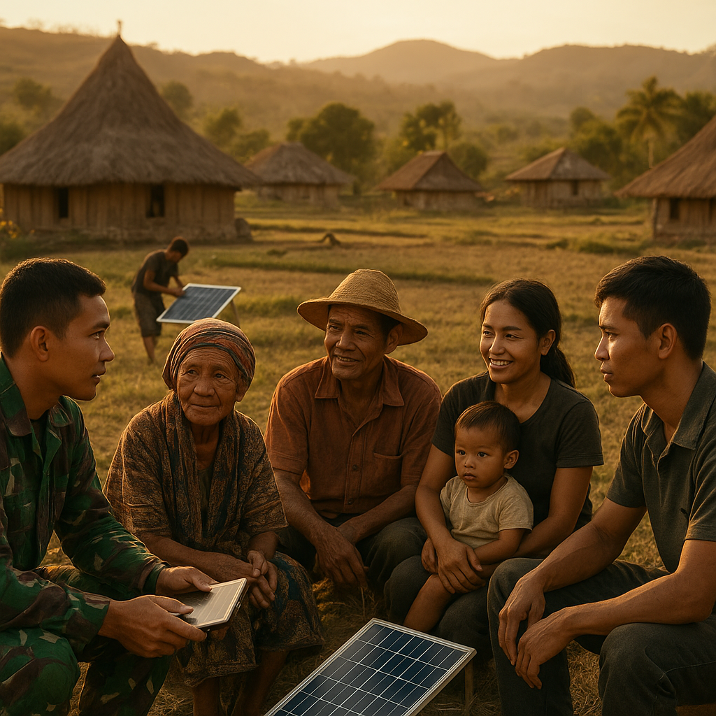 Warga Desa di NTT Tanya: Kapan Program Solar Panel dari TNI Bisa Diperluas?