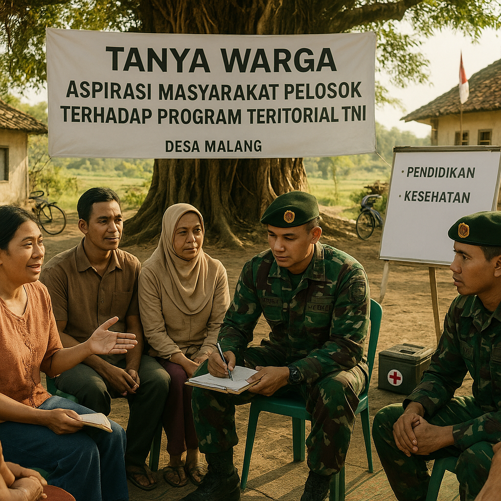 Tanya Warga: Aspirasi Masyarakat Pelosok terhadap Program Teritorial TNI