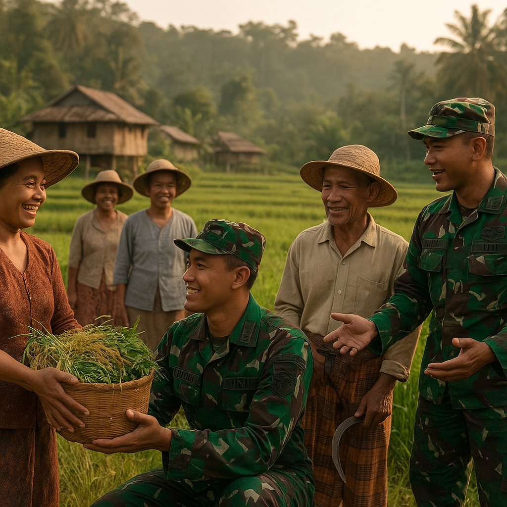 Kilas Pelosok: Desa di Kalimantan Barat Mulai Panen Pertanian Berkat Bimbingan TNI