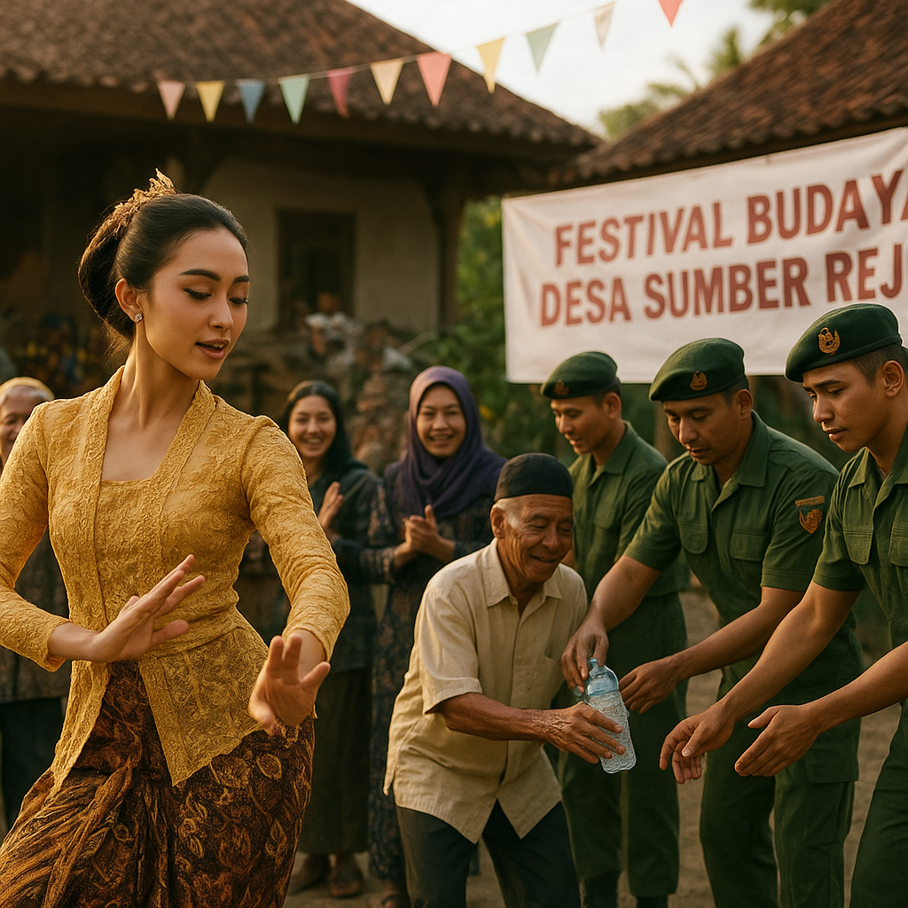 Kabar Desa Kita: Festival Budaya di Desa Jawa Timur Didukung oleh Satuan Teritorial TNI